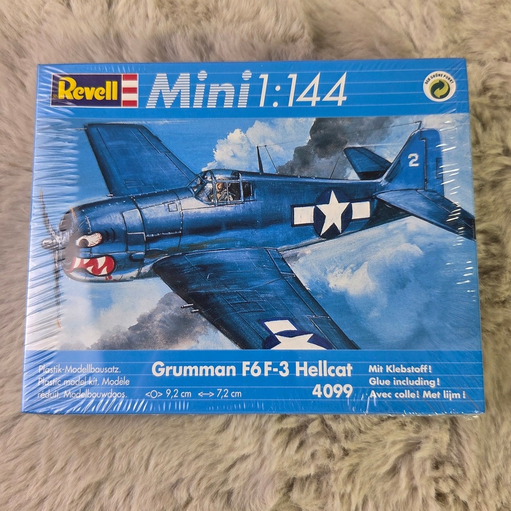 Revell 4099 Mini 1:144 F6F-3 Hellcat Model Kit New Sealed